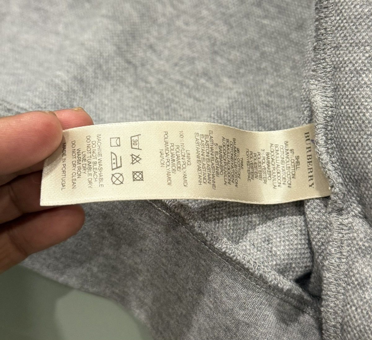 Burberry Burberry Sport Mens Grey Zip Up Jacket Size US L / EU 52-54 / 3 - 14 Thumbnail