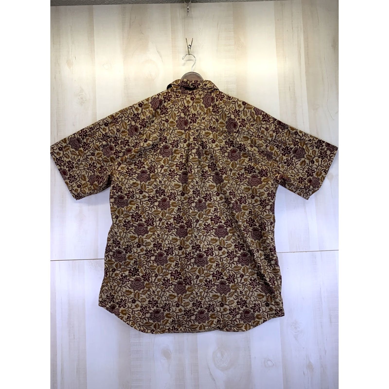 Perry Ellis Vintage Perry Ellis Mens Short Sleeve Cotton Shirt XL-9870 Size US XL / EU 56 / 4 - 5 Thumbnail