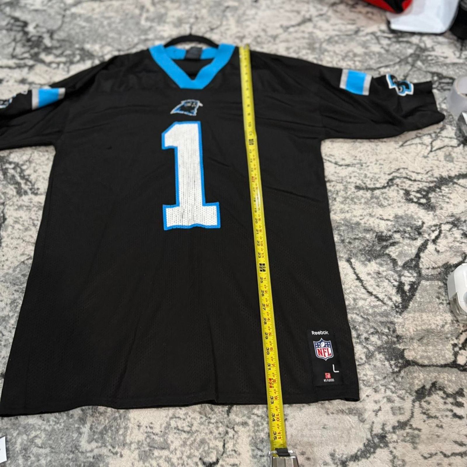 Reebok Reebok carolina panthers cam newton football NFL jersey XL Size US XL / EU 56 / 4 - 4 Thumbnail