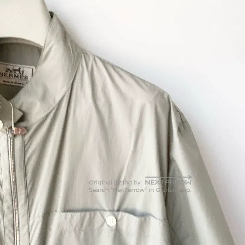 Hermes Hermes Men's Thin Short Sleeve Zip-Up Jacket Size US S / EU 44-46 / 1 - 4 Thumbnail