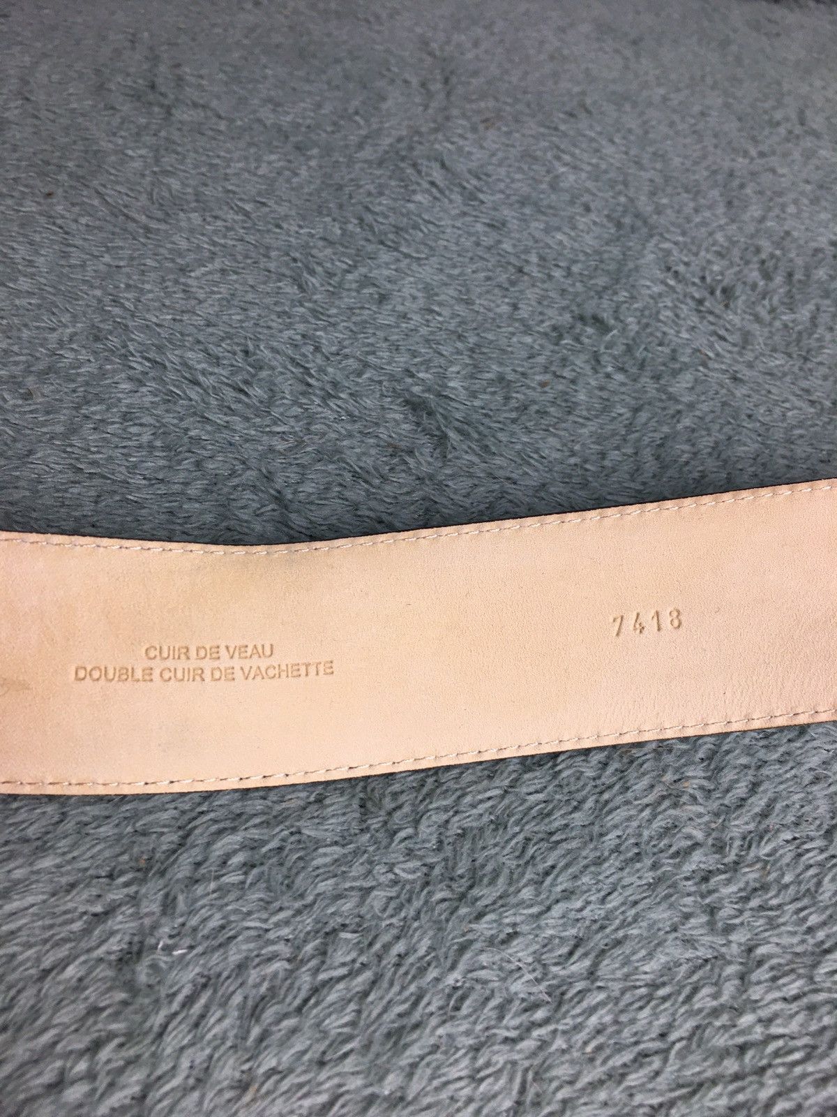 Longchamp LONGCHAMP Blue Patent Leather Belt Designer France Size ONE SIZE - 10 Thumbnail