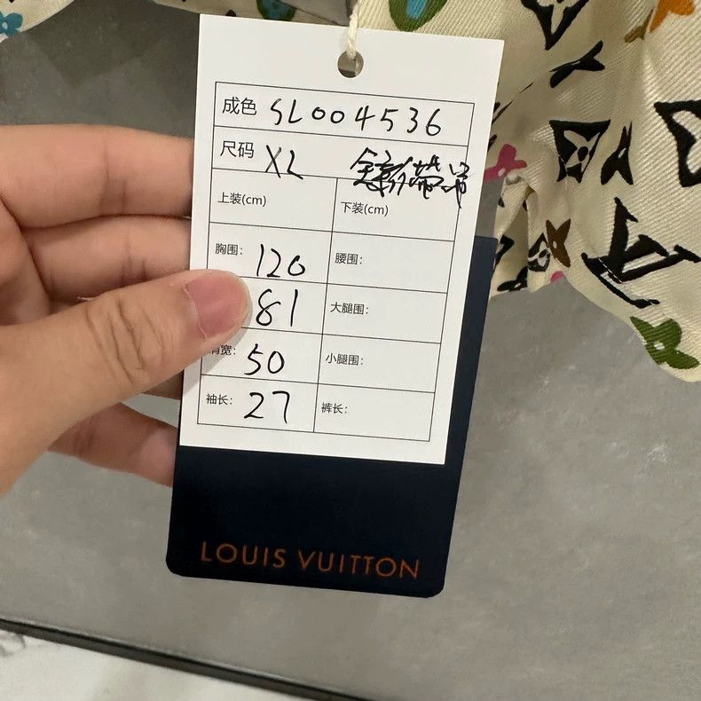 Louis Vuitton LOUIS VUITTON Full-print single-breasted silk short-sleeve Size US XL / EU 56 / 4 - 7 Thumbnail