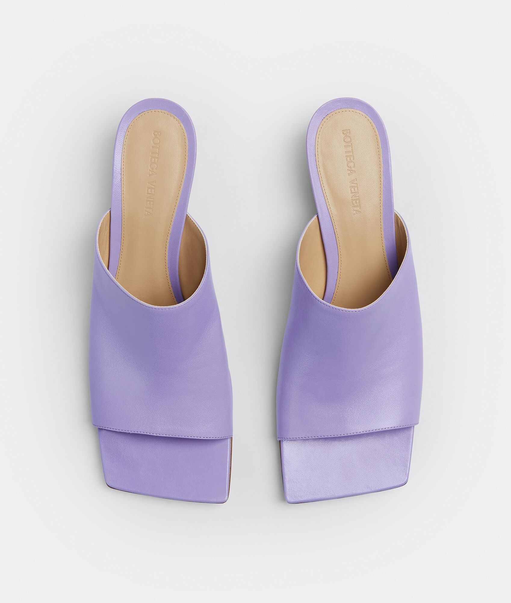 Bottega Veneta o1bcso1str0225 Stretch Mules in Purple Size US 9.5 / IT 39.5 - 4 Thumbnail
