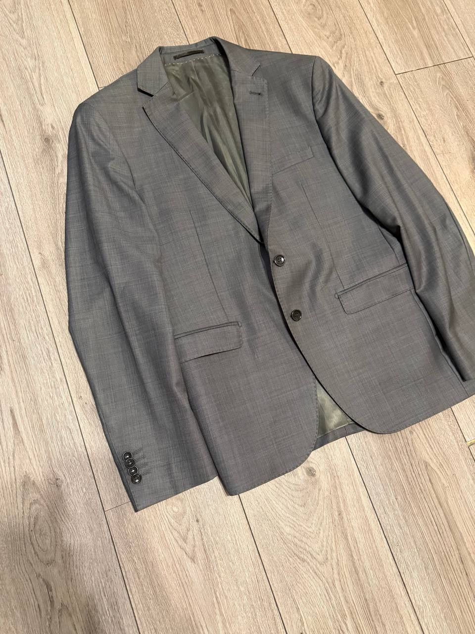 Ermenegildo Zegna Ermengildo Zegna Blazer Jacket Mens Size 52 Gray !00% Acetat Size 40R - 2 Thumbnail