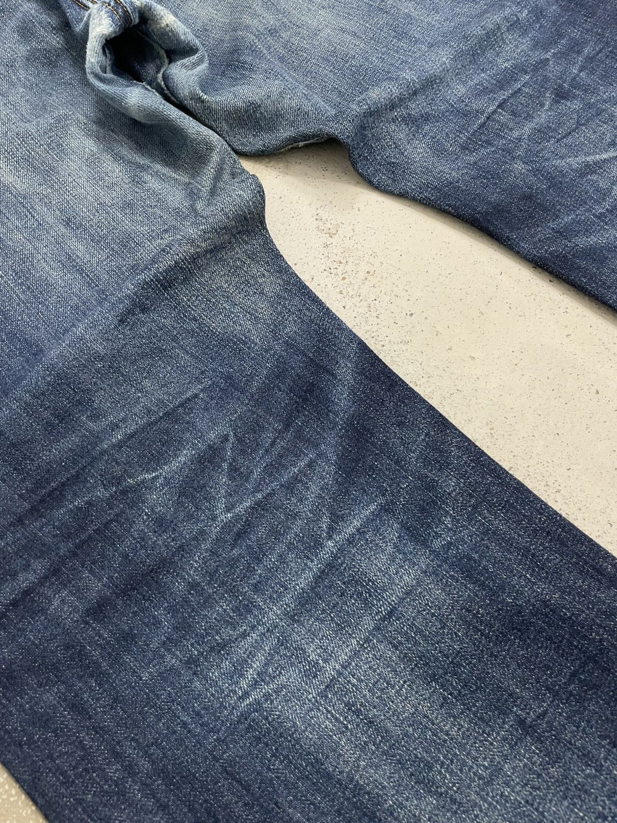 Japanese Brand Uniqlo Nigo Selvedge Mud Workaholic Denim SelfRepair Size US 37 - 14 Thumbnail