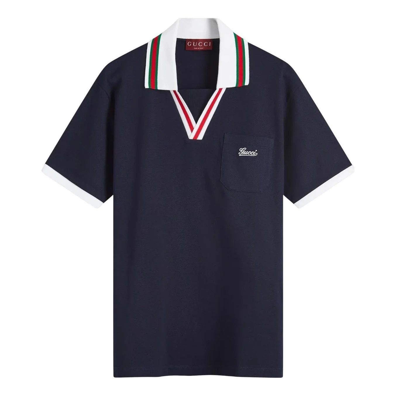 Gucci o1loc1c0226 737667 Cotton Piquet Polo Shirt in Black Size US S / EU 44-46 / 1 - 1 Preview