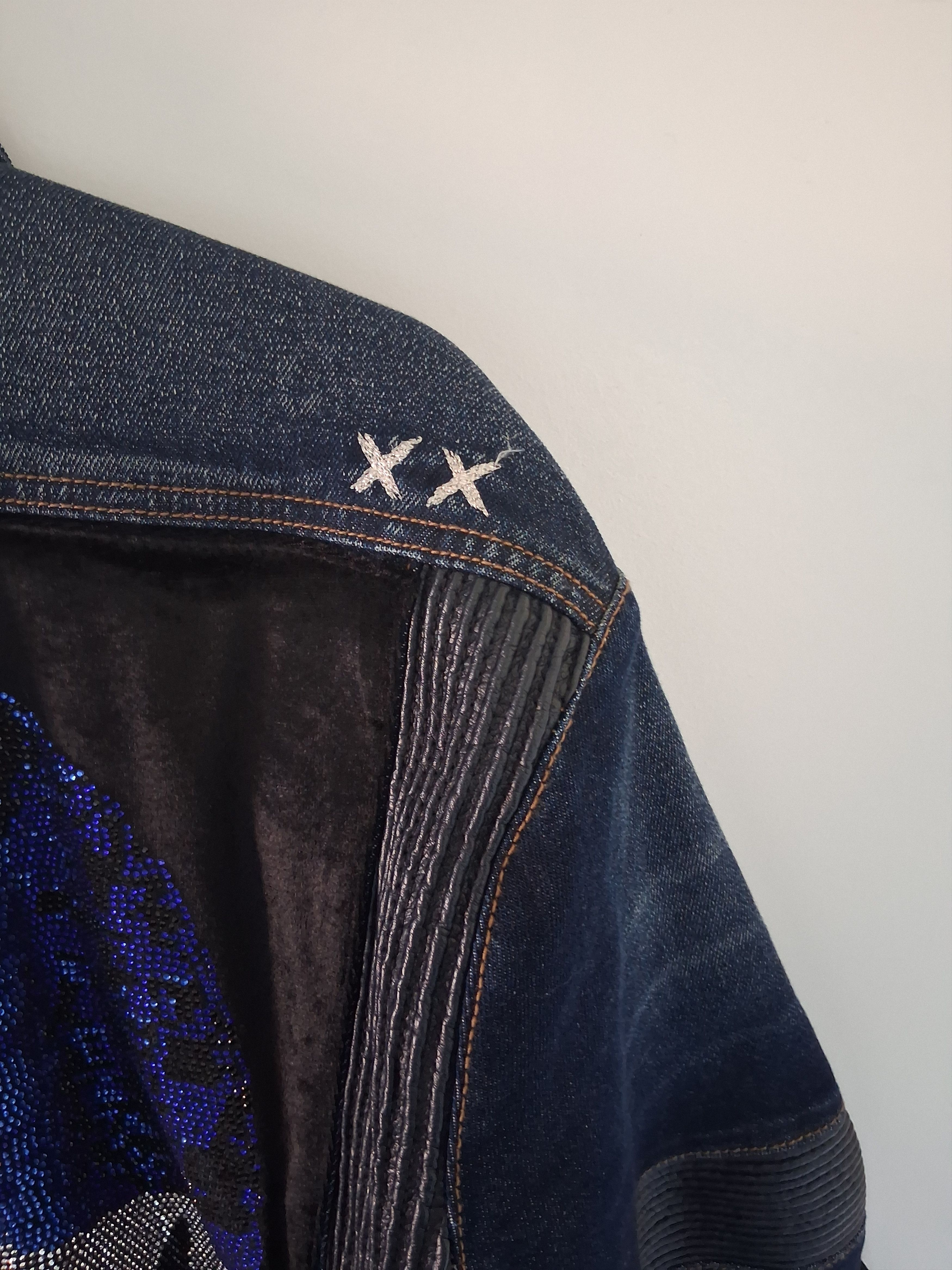 Cult Of Individuality Cult of individuality Denim Crystal Jacket Size US XXL / EU 58 / 5 - 4 Thumbnail