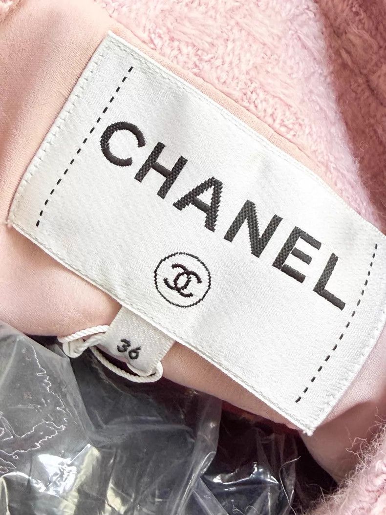 Chanel Chanel Waffle stand-up collar tweed long-sleeved jacket Size XS / US 0-2 / IT 36-38 - 5 Thumbnail