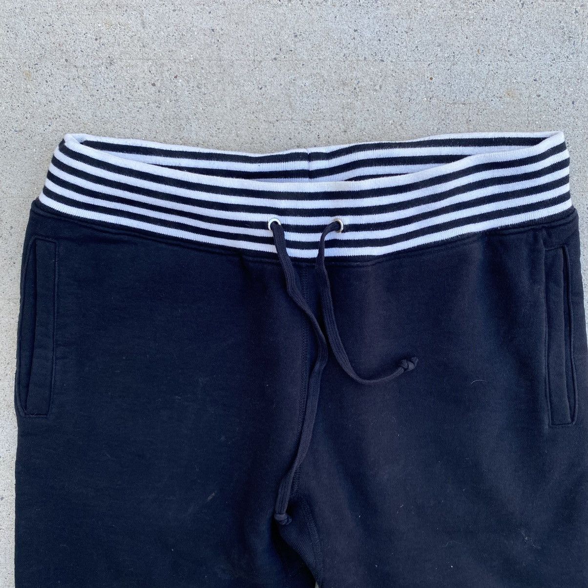 Supreme Supreme Classic Logo Striped Rib Sweatpants Black 2014 Size US 30 / EU 46 - 3 Thumbnail