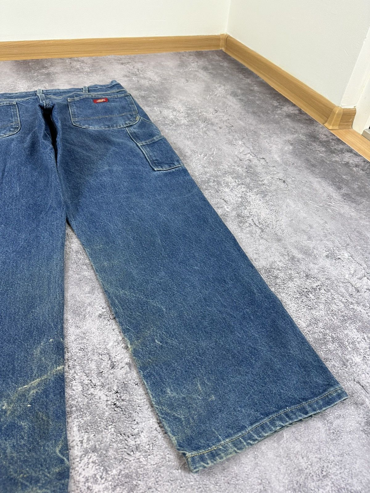 Dickies Vintage Dickies USA Cargo Denim Carpenter Hype Work Pants Size US 38 / EU 54 - 4 Thumbnail