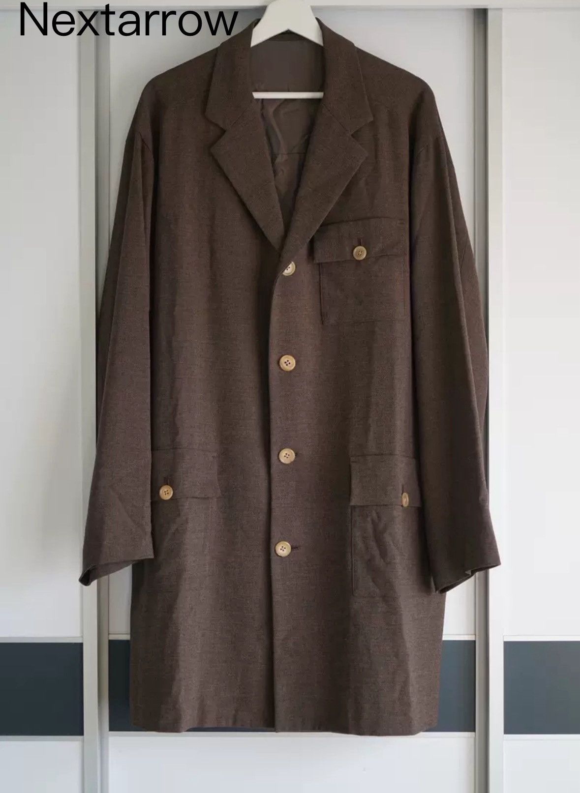 Yohji Yamamoto Yohji Yamamoto 92aw Wendes Artist Coat 2412-Nextarrow Size US M / EU 48-50 / 2 - 1 Thumbnail