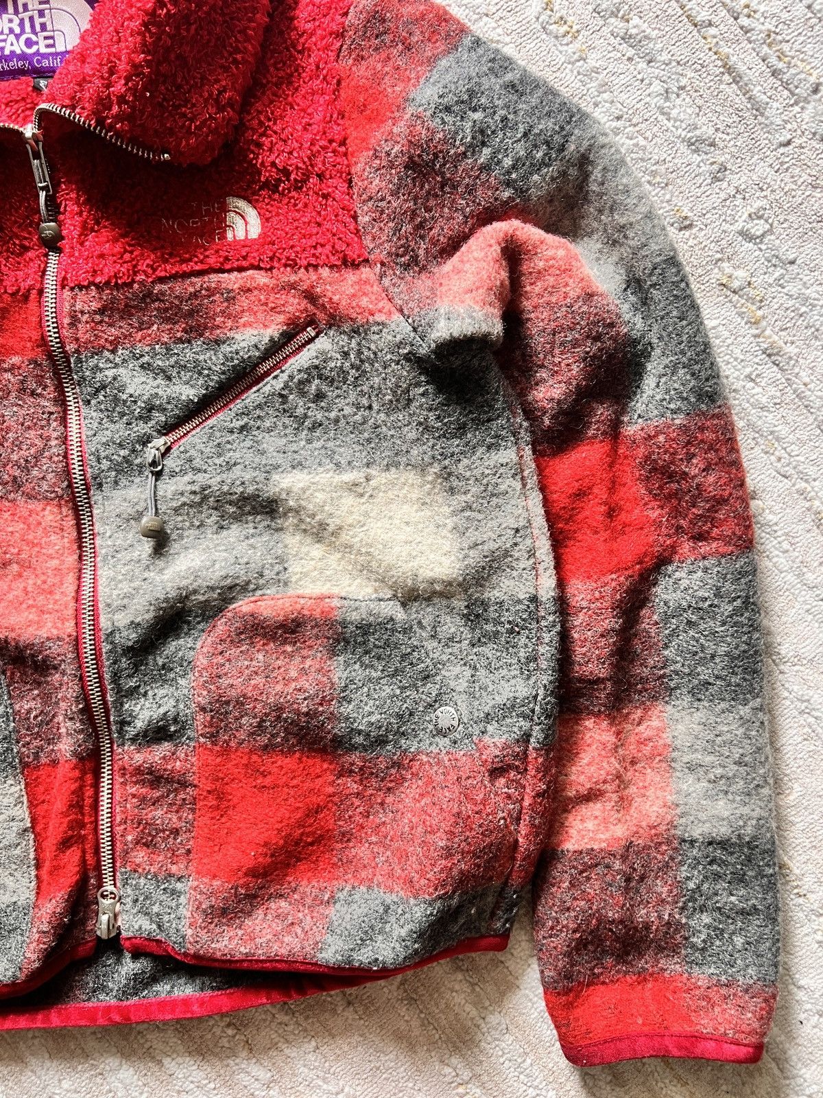 The North Face × Vintage Vintage The North Face Checked Wool Jacket Size US S / EU 44-46 / 1 - 3 Thumbnail