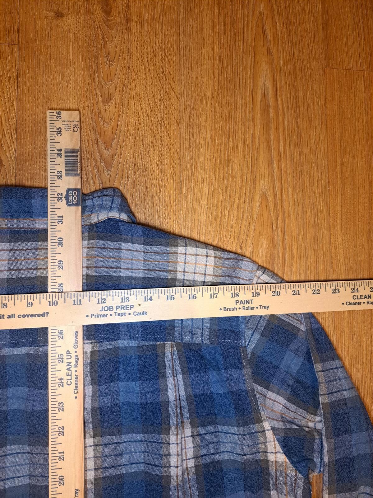Woolrich Woolen Mills Woolrich Flannel Button Down Shirt Mens Large Plaid Blue Size US L / EU 52-54 / 3 - 9 Thumbnail