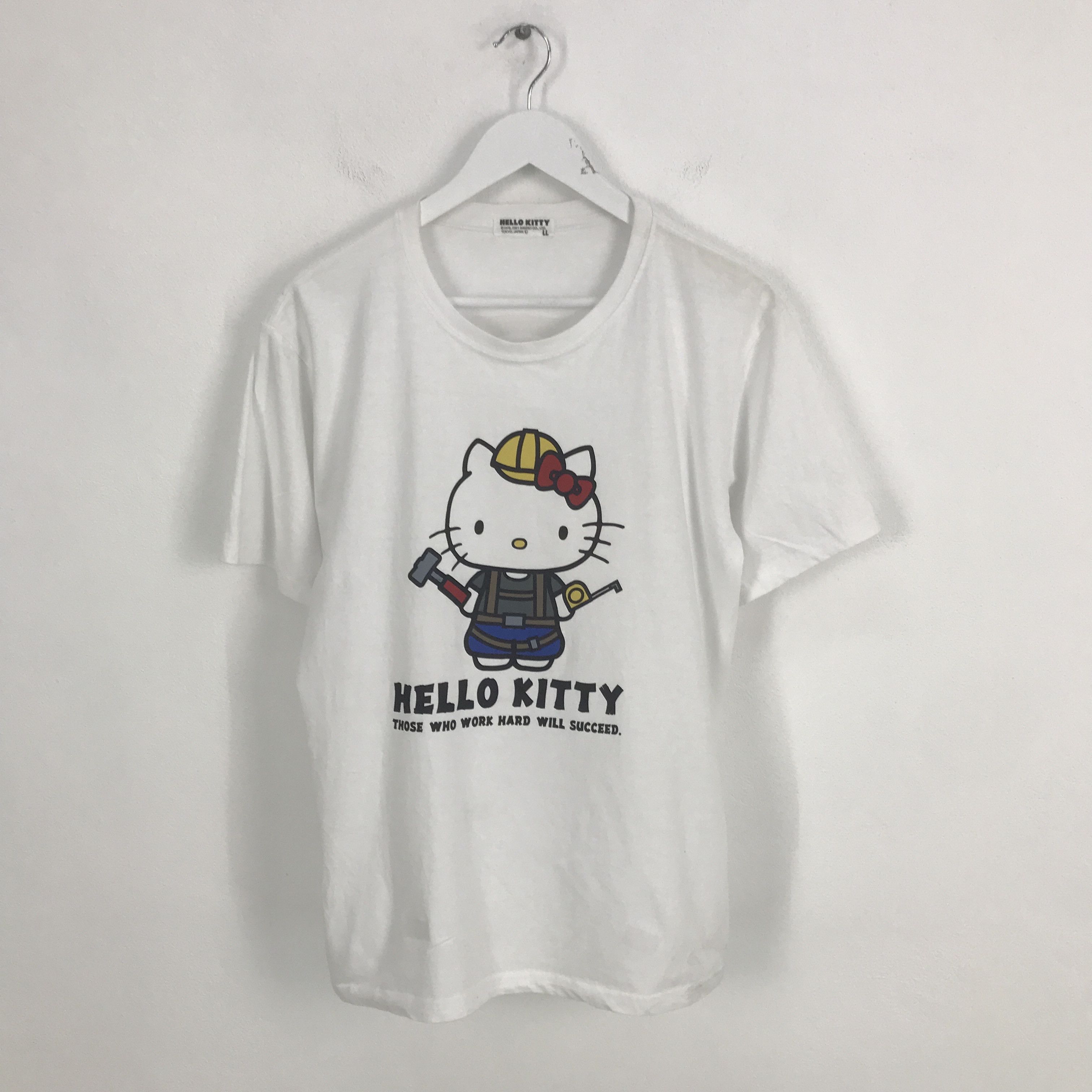 Japanese Brand Rare hello kitty Japan cartoon rare design t-shirt Size US L / EU 52-54 / 3 - 1 Thumbnail