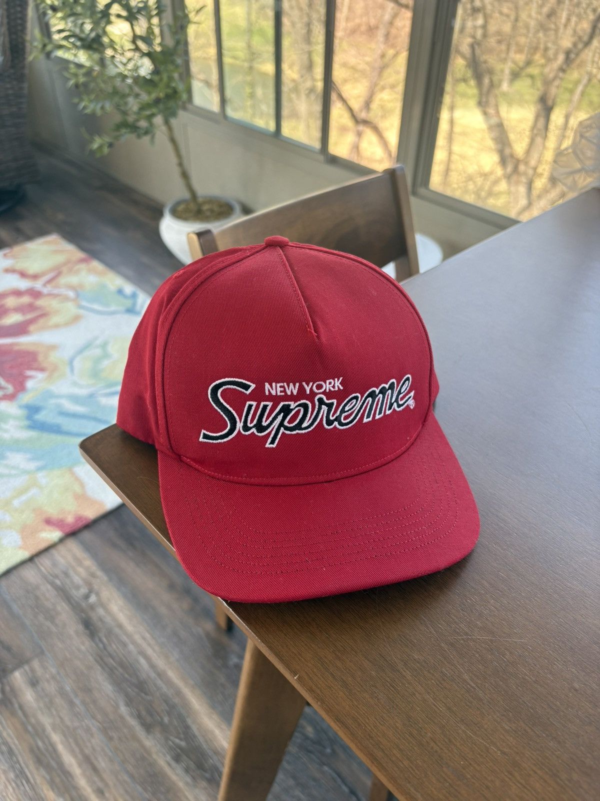 Supreme Supreme Classic Team 5-Panel Hat FW22 Red Size ONE SIZE - 1 Thumbnail