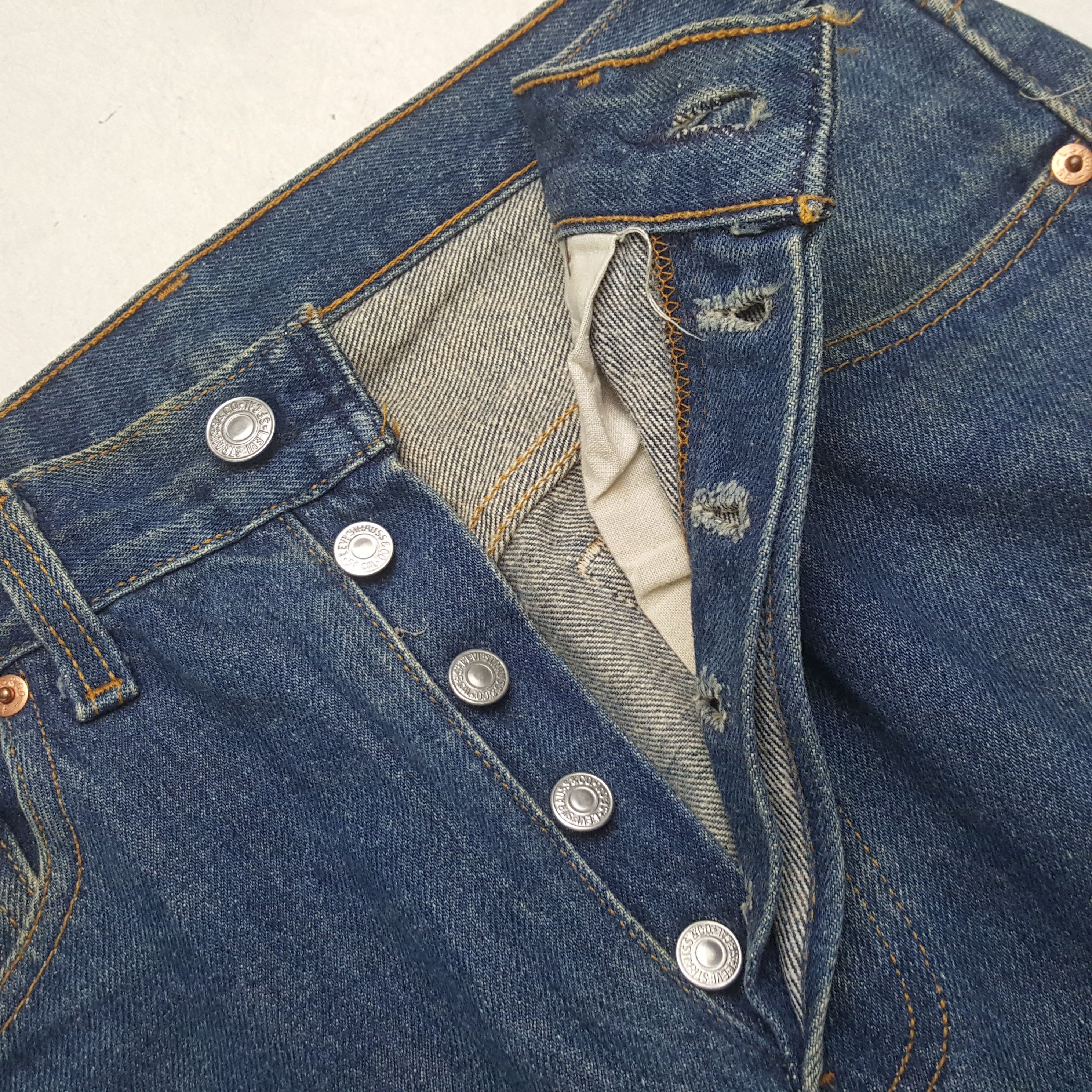 Levi's Levis 501 Made In USA Streetwear Style Jeans RR12 Size US 28 / EU 44 - 12 Thumbnail