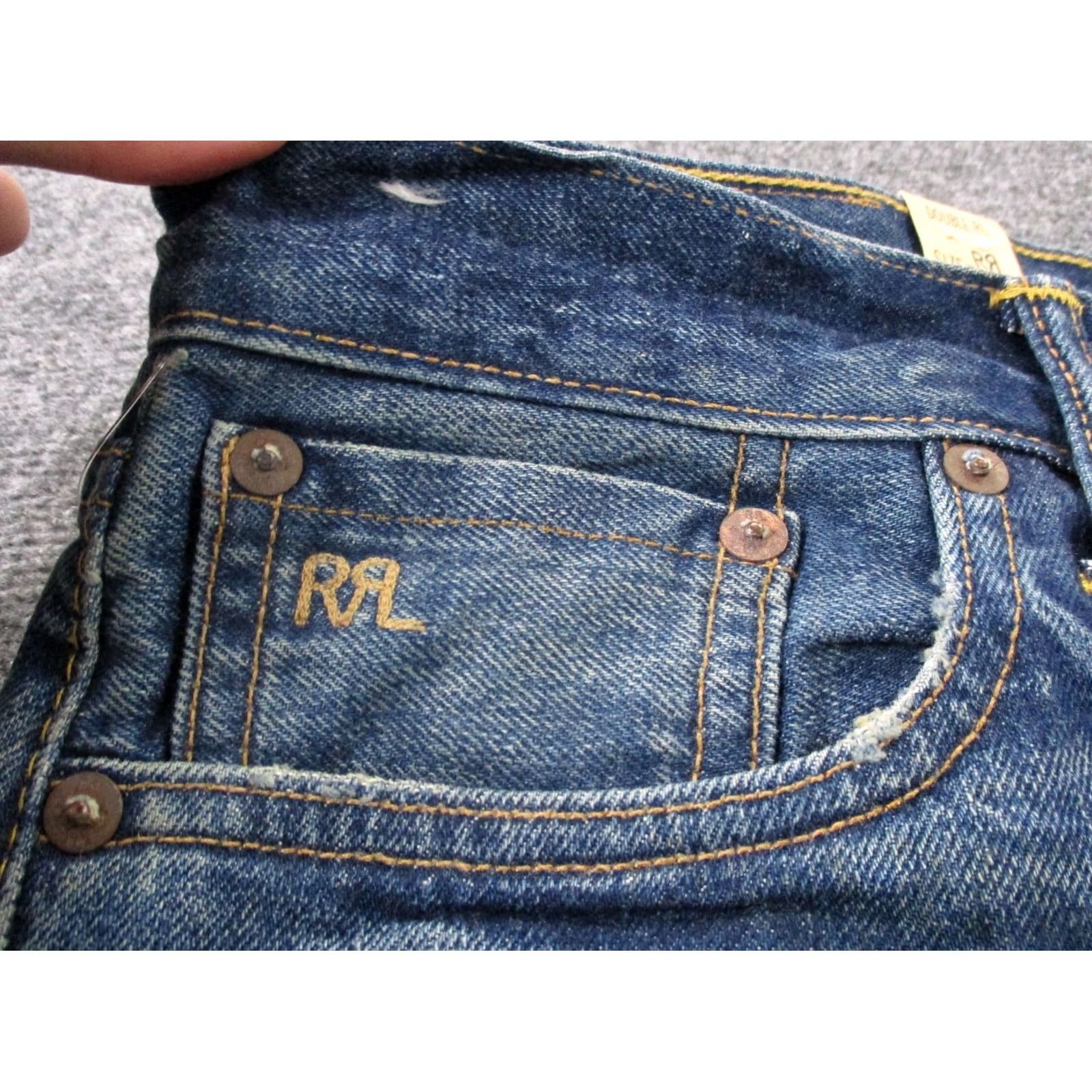 Vintage RRL Jeans Men 28 X 32 Denim Slim Fit Japan Selvedge NEW Category: Jeans, Regular Fit, Blue, Cotton, Denim, 28x32, JSBRL, Mens Size US 28 / EU 44 - 7 Thumbnail