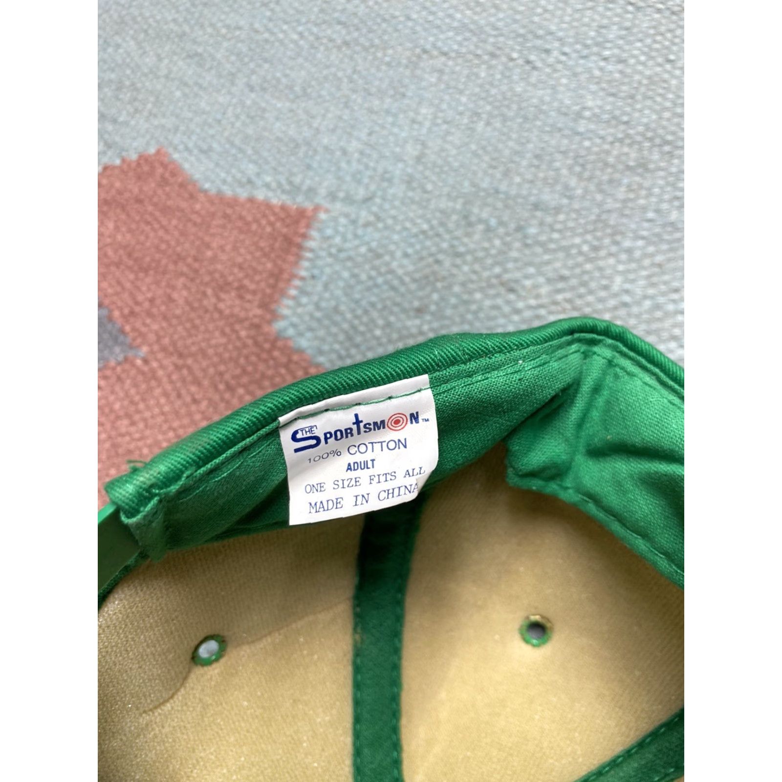 Vintage VINTAGE SnapBack hat cap Layne patch granite construction green adjustable Men Adjustable Green Snapback Hats Size ONE SIZE - 8 Thumbnail
