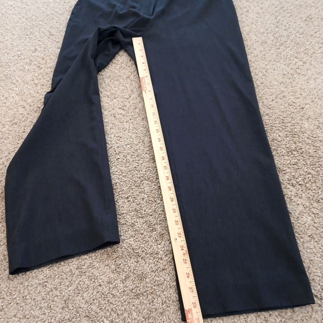 Liz Claiborne Liz Claiborne Dress Pants Womens Size 12 Short Gray Audra 33x29 Mid Rise Dress Pants Women Gray 33x29 Regular Size 34" / US 12 / IT 48 - 6 Thumbnail