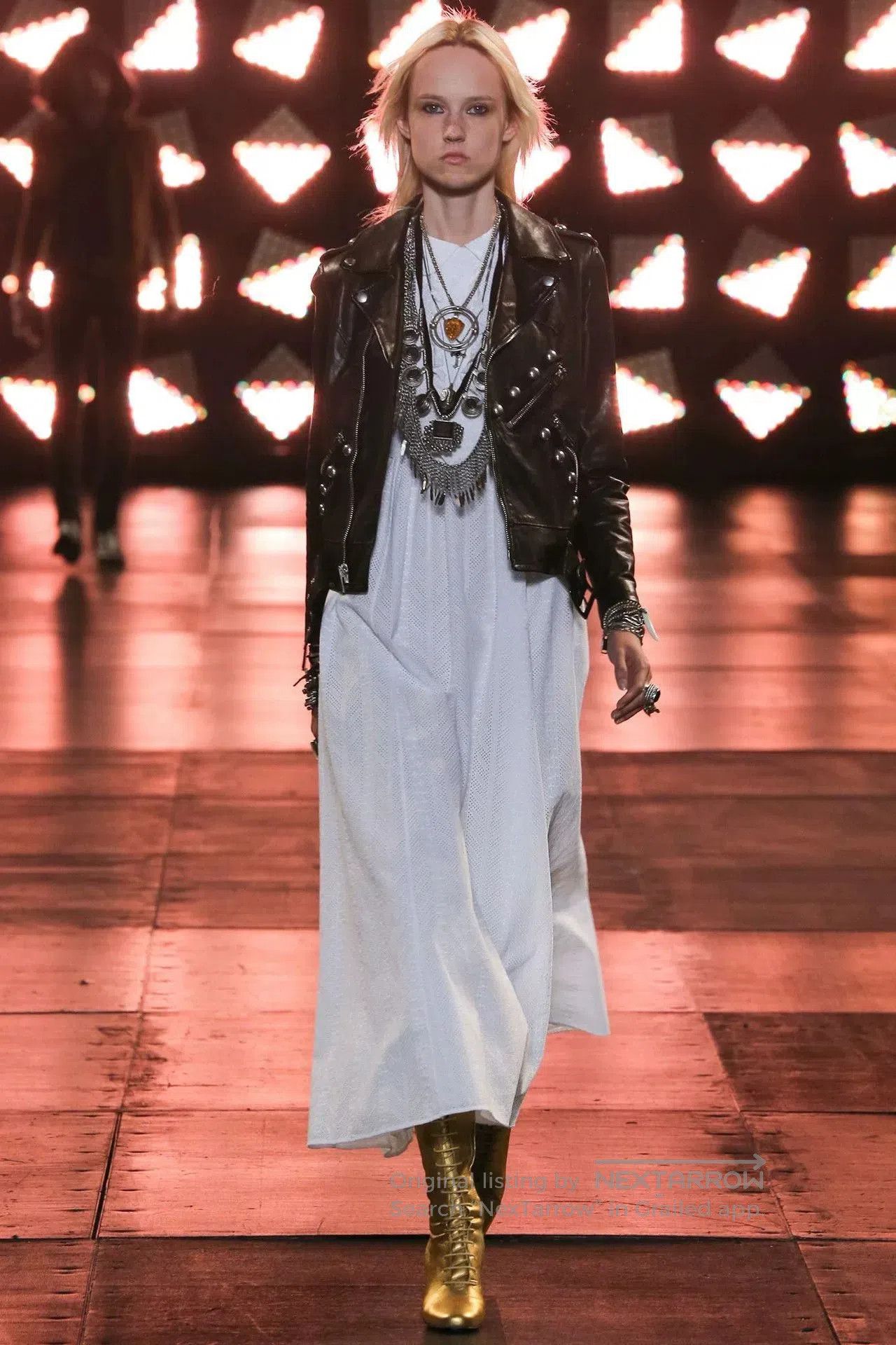 Hedi Slimane Saint Laurent Hedi Studded Leather Jacket. Size US S / EU 44-46 / 1 - 2 Thumbnail
