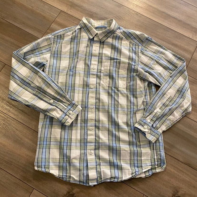 Columbia Columbia Green Plaid Buttonup Shirt Men Medium Long Sleeve B Size US M / EU 48-50 / 2 - 1 Thumbnail