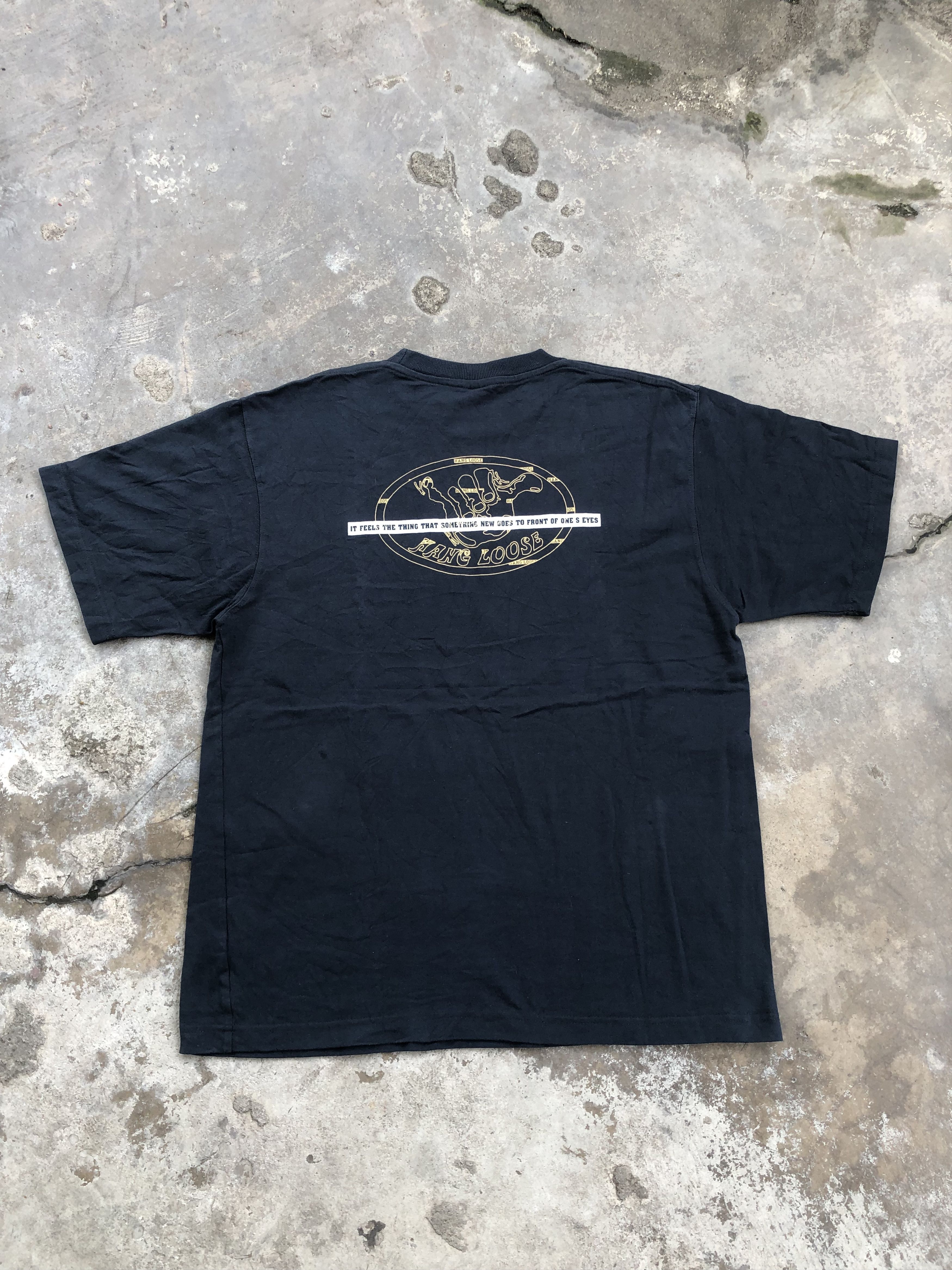 Vintage Vintage 90s Hang Loose Hawaii Surfing Graphic Tee Size US L / EU 52-54 / 3 - 2 Thumbnail