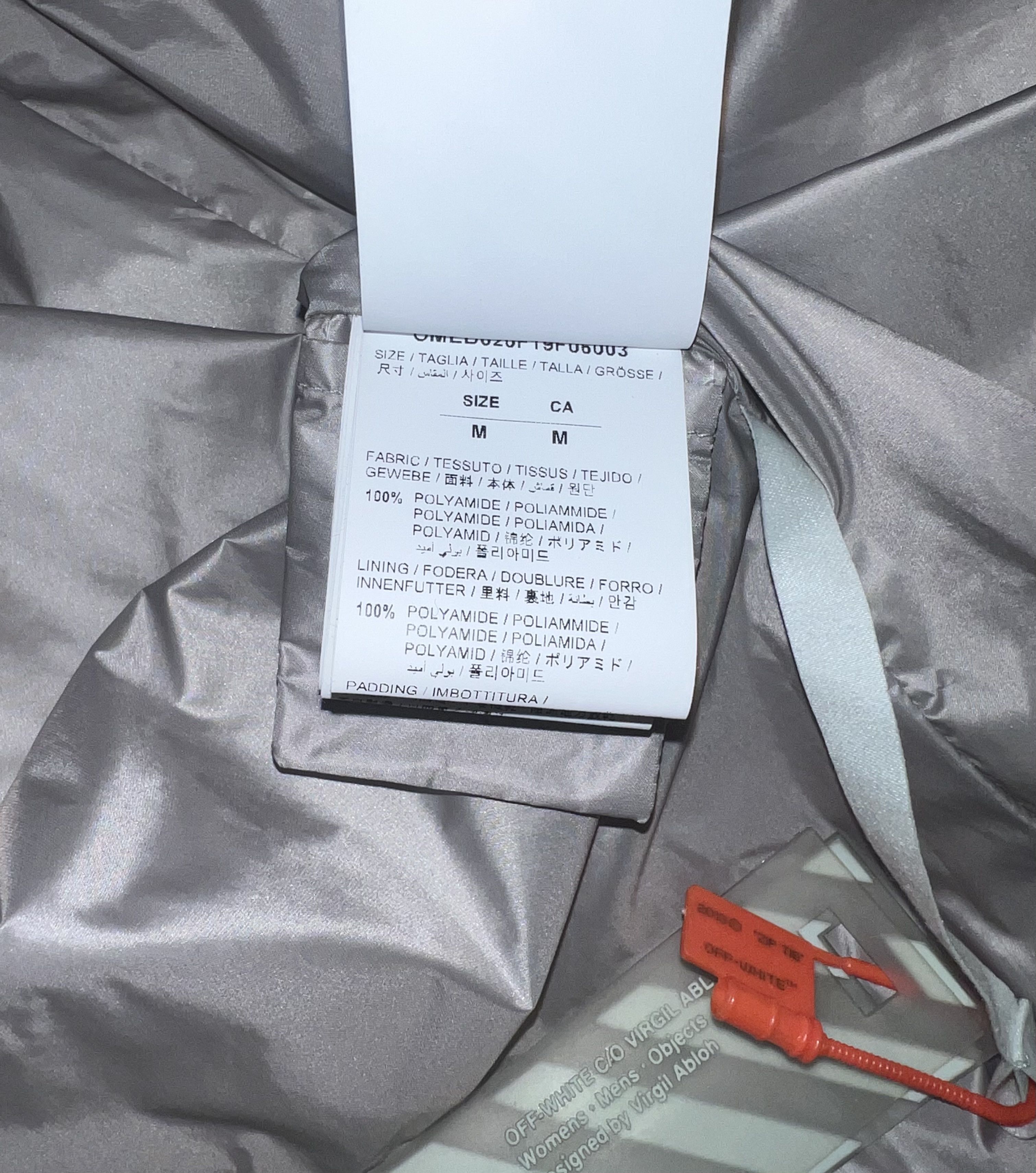 Off-White Off-White AW19 Oversized Quilted Nylon-Ripstop Down Coat Size US M / EU 48-50 / 2 - 5 Thumbnail