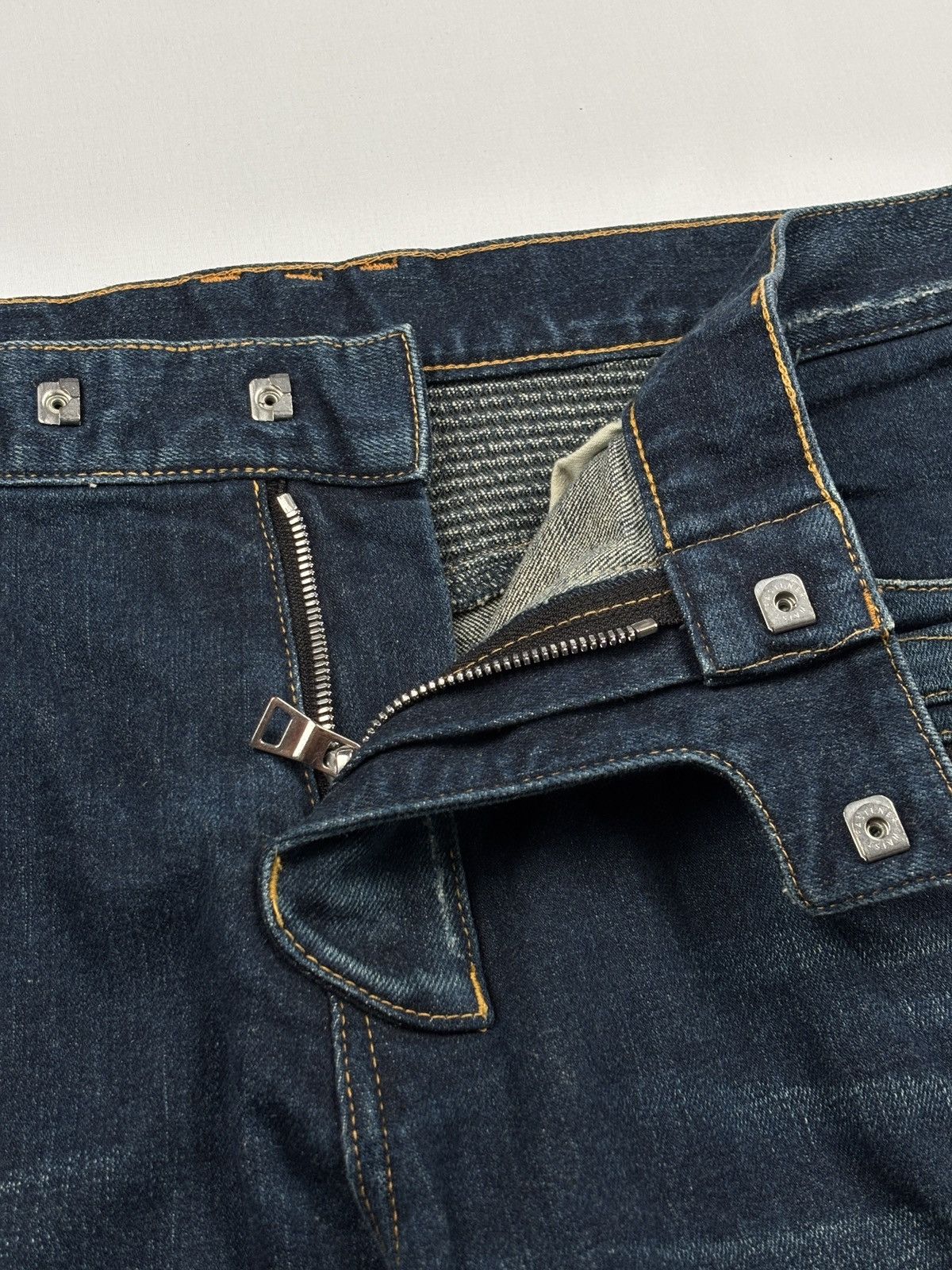 Balmain F/W 2016 Distressed Biker Denim Jeans Size US 37 - 10 Thumbnail