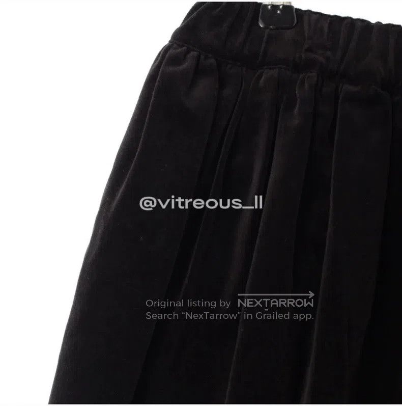 Comme des Garcons Comme Des Garcons size S Velvet Baggy Pants Size 23" - 4 Thumbnail
