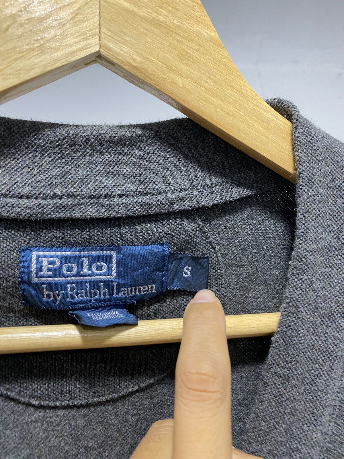 Polo Ralph Lauren × Vintage Rare☠️ Polo RL Small Pony Cardigan 90s Knit Designer Size US S / EU 44-46 / 1 - 5 Thumbnail