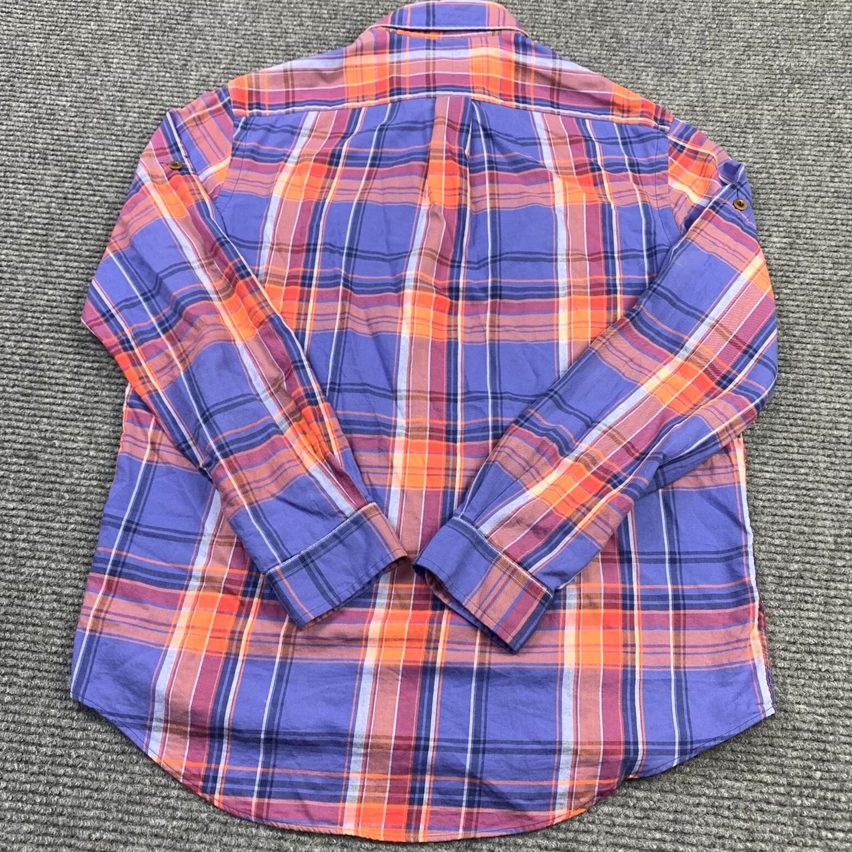 Polo Ralph Lauren Polo Ralph Lauren Mens Long Sleeve Colorful Button Up Plaid Dress Shirt Large Size 42R - 3 Thumbnail