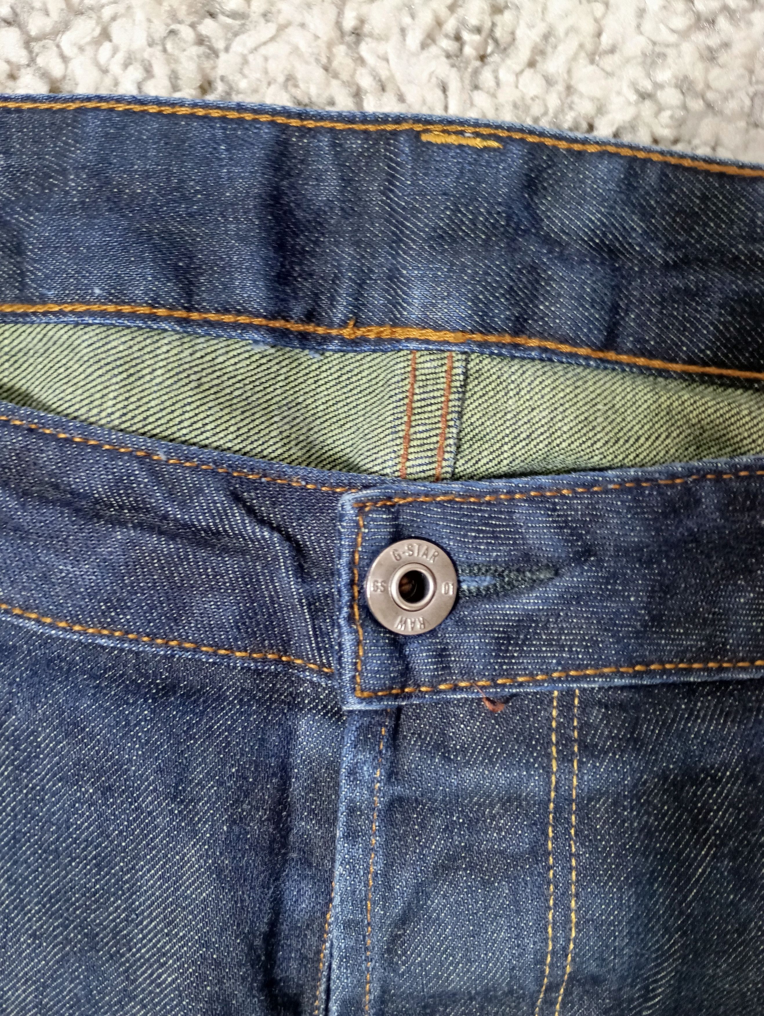 G-Star × Japanese Brand × Vintage Vintage G Star Raw Arc 3D Tapered Denim Pants Jeans Size US 34 / EU 50 - 11 Thumbnail