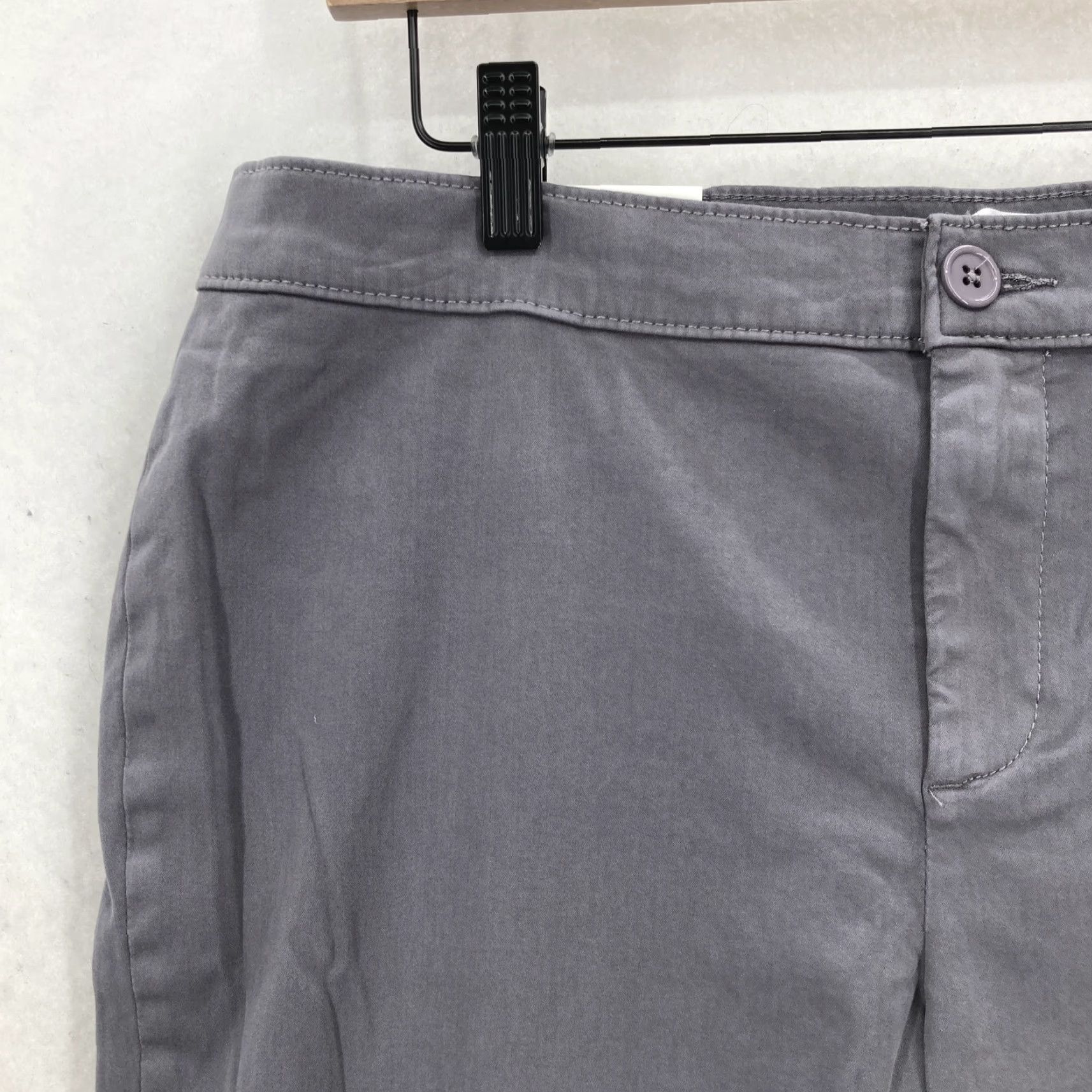Vintage Lila Ryan Pants Womens 14 Grey Zuri Skinny Tapered Trouser Stretch Workwear Casual Size 36" / US 14 / IT 50 - 3 Thumbnail