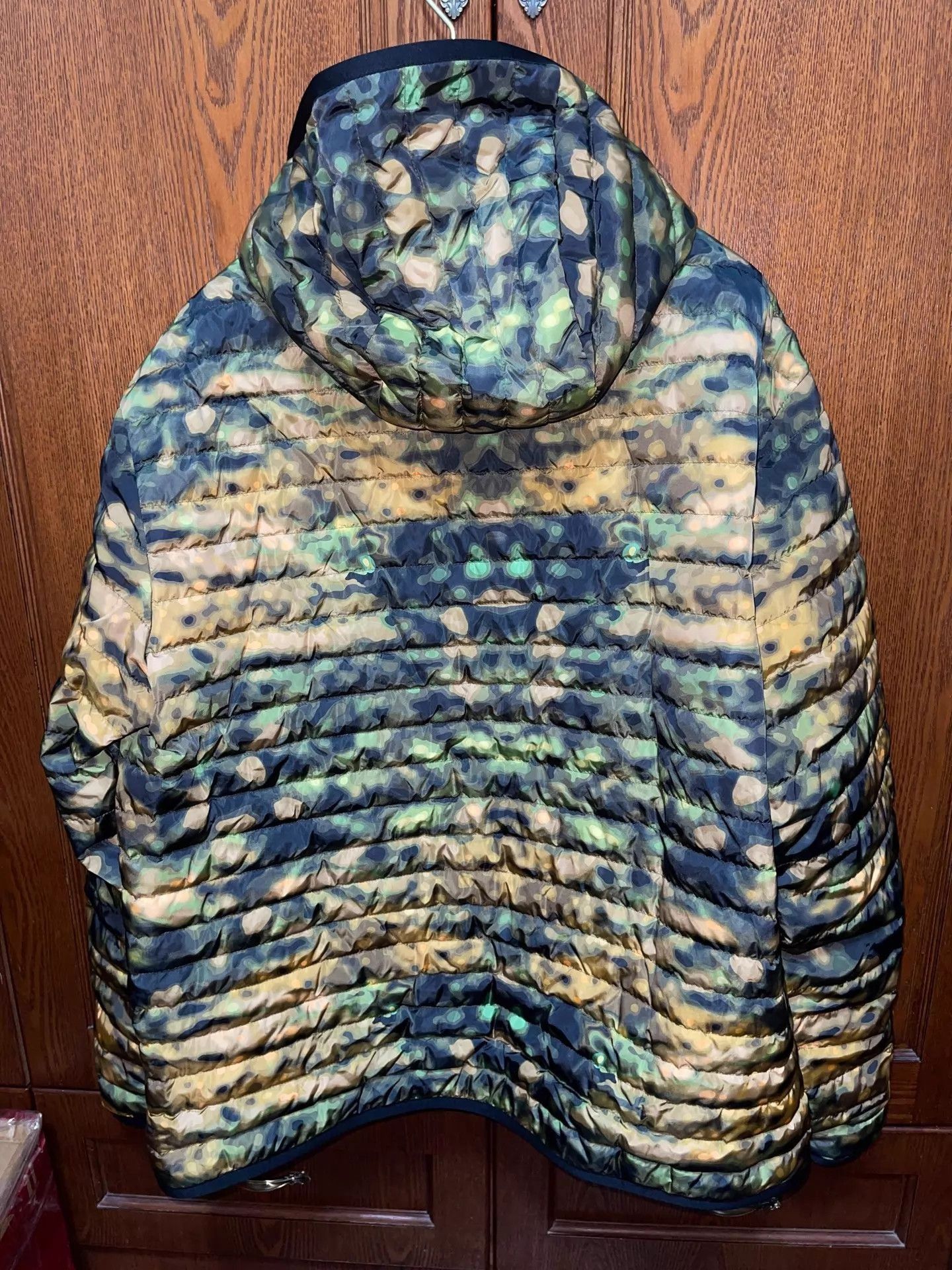 Burberry Multi Color Hooded Puffer Jacket Size US XXS / EU 40 - 4 Thumbnail