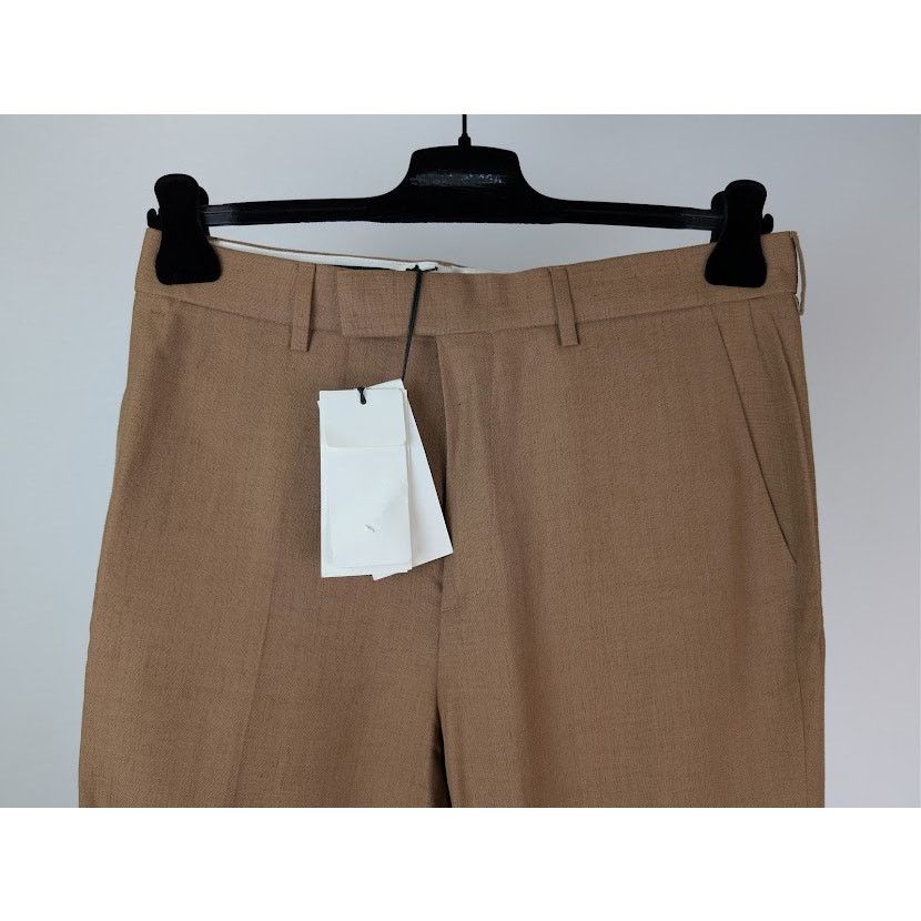 Gucci o1rshd1 Tailored Crepe Trousers Pant in Brown / Camel Size US 32 / EU 48 - 3 Thumbnail