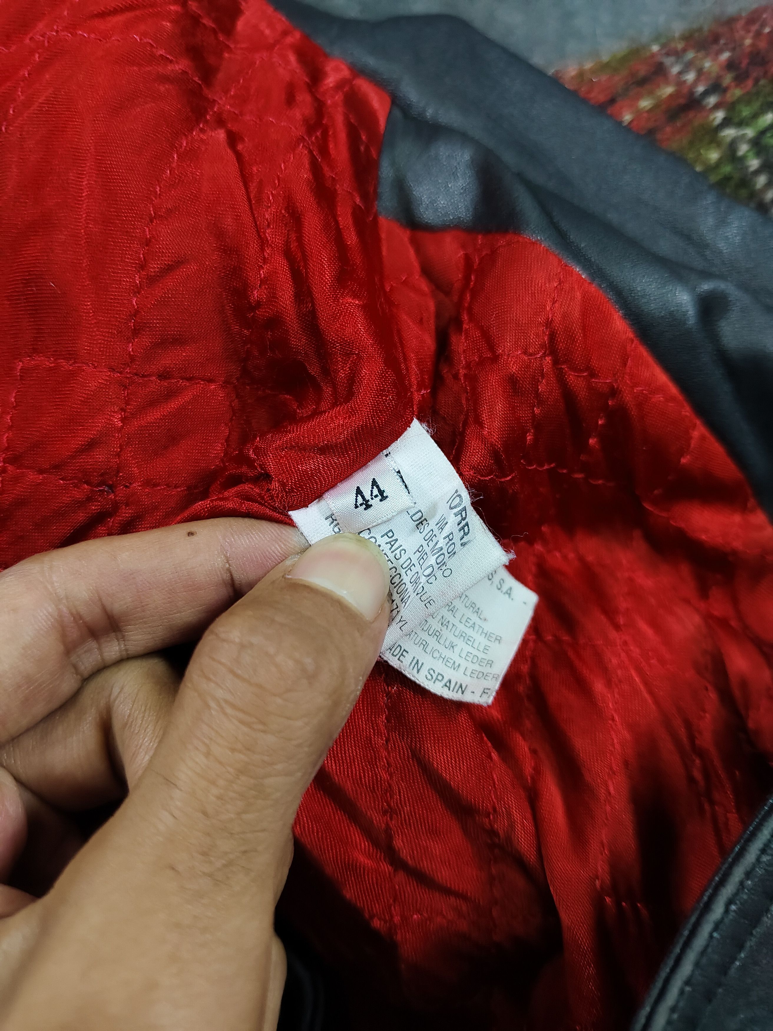 Torras 80s Torras-Artisan Tapestry Archive Wool Leather Coat Jacket Size M / US 6-8 / IT 42-44 - 7 Thumbnail