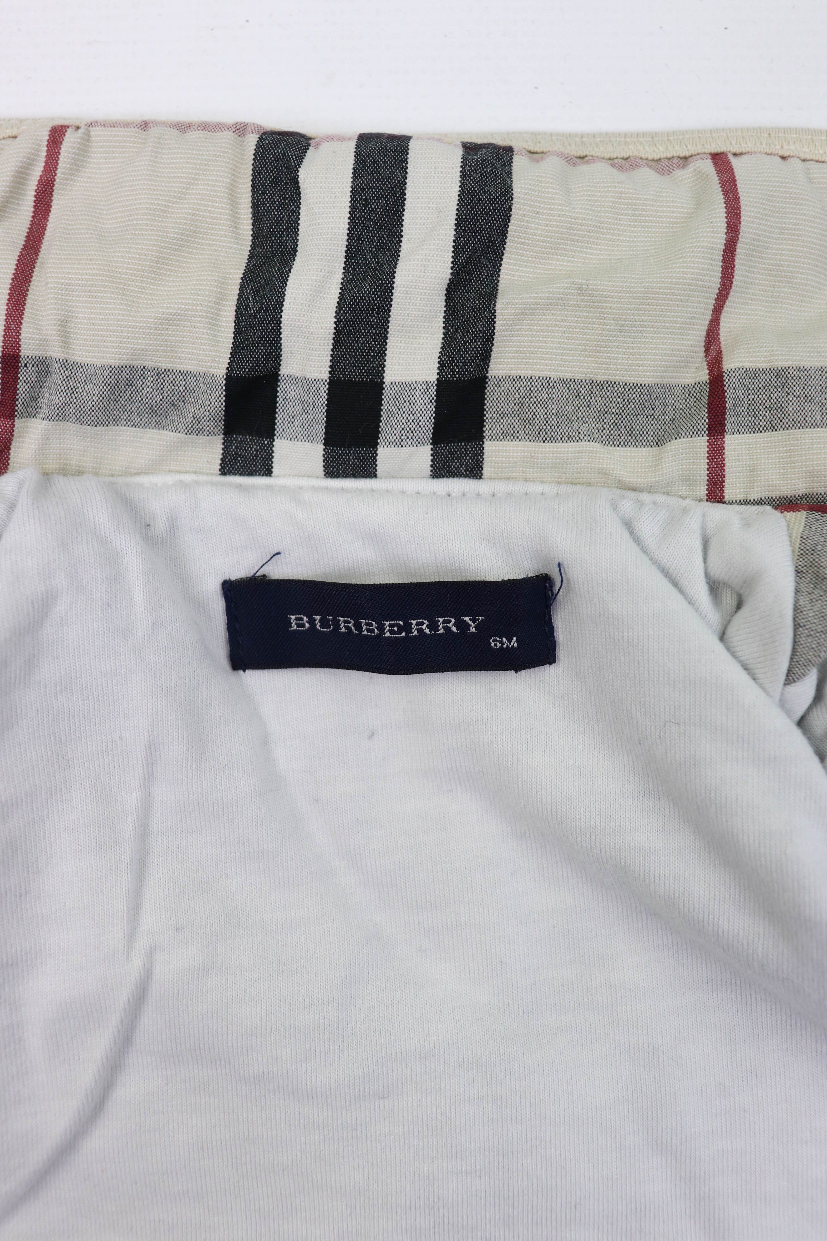 Burberry Burberry Girls Baby 6M Light Beige Checkered Coat Jacket Size XXS / US 00 / IT 34 - 10 Thumbnail