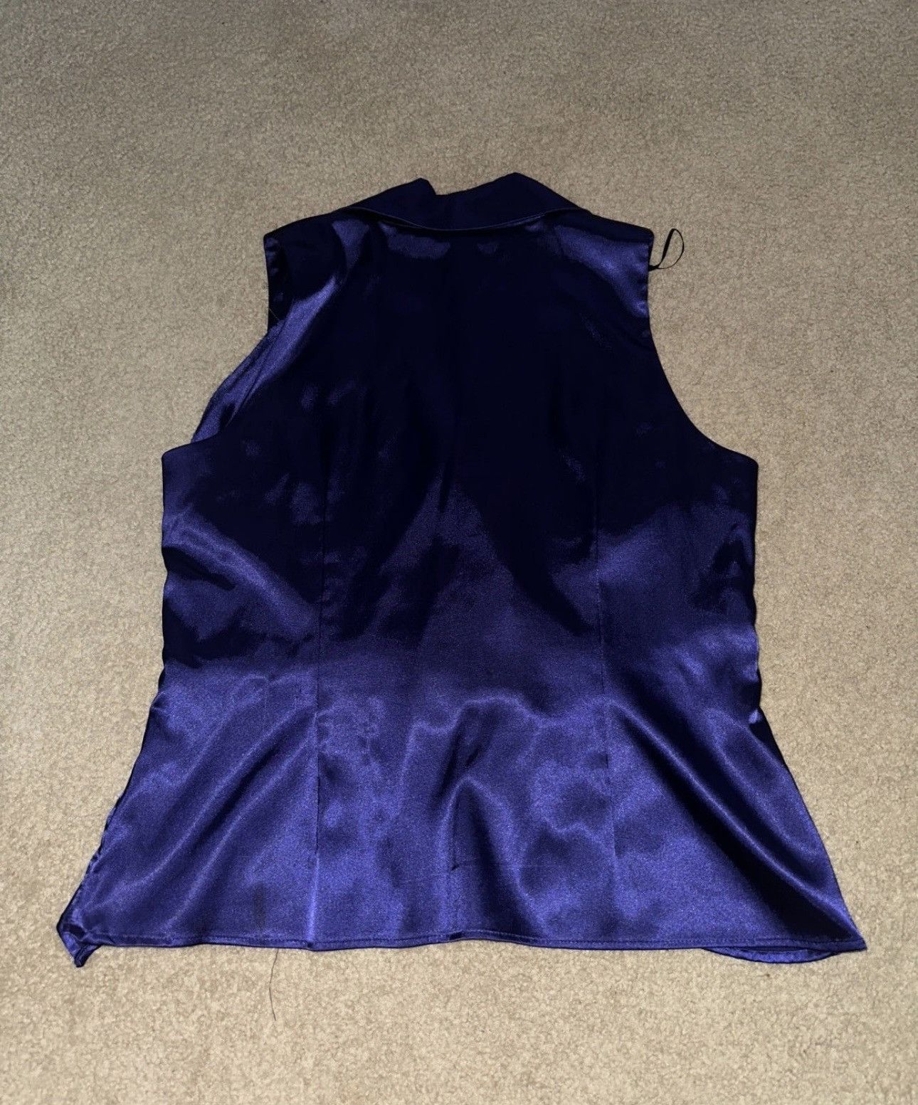 Other Satin Blue Metaphor Blouse Size XL / US 12-14 / IT 48-50 - 3 Thumbnail