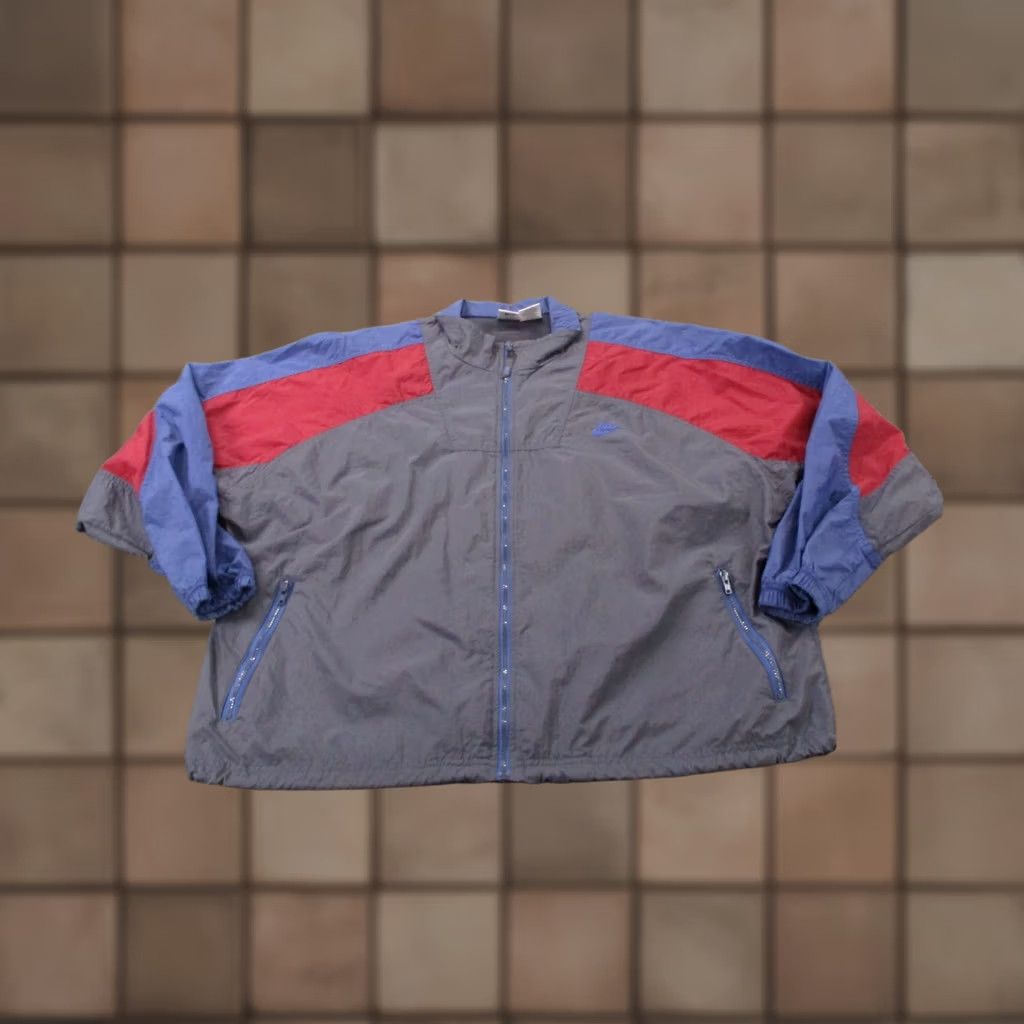 Nike VINTAGE Nike Jacket Mens L Nylon Retro Windbreaker 90s Sports Track Size US L / EU 52-54 / 3 - 1 Thumbnail