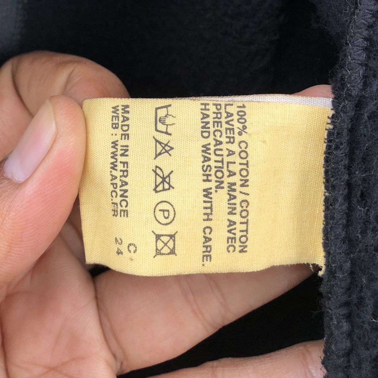 A.P.C. Vintage A.P.C Plain Zipper Hoodie Sweatshirts/Jacket Size US M / EU 48-50 / 2 - 16 Thumbnail