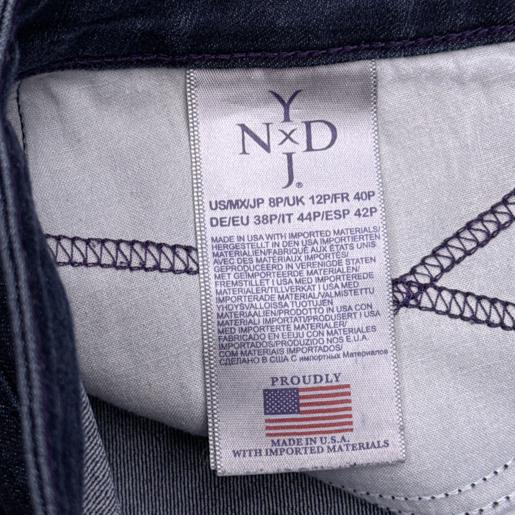NYDJ NYDJ Marilyn Straight Jeans 8P Petite Mid Rise Stretch Denim 5-Pocket Blue Modern Womens Boys? Size 30" / US 8 / IT 44 - 5 Thumbnail