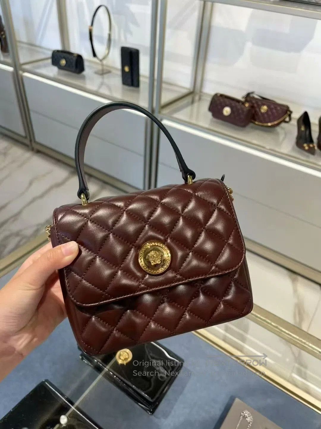 Versace Versace Medusa Wine Red Handbag. Size ONE SIZE - 1 Thumbnail