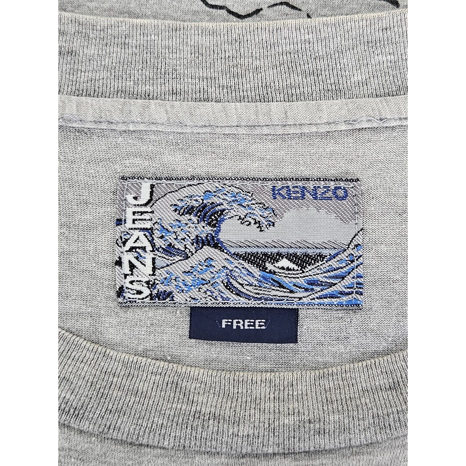 Kenzo Vintage Kenzo Jeans Wave Shirt Size US L / EU 52-54 / 3 - 4 Thumbnail