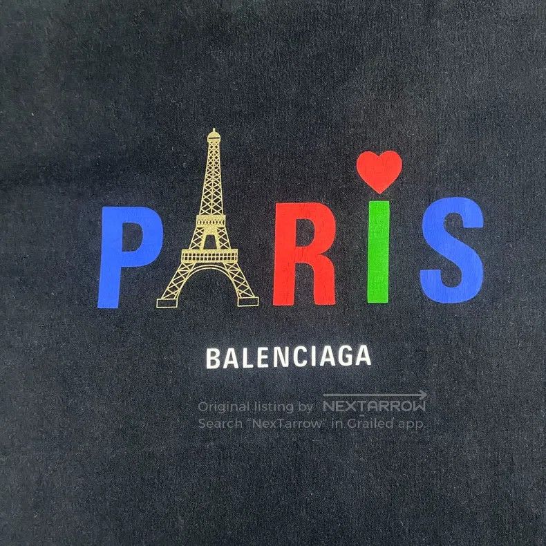 Balenciaga Balenciaga Eiffel Tower Short Sleeve Size XS Size US XS / EU 42 / 0 - 2 Thumbnail