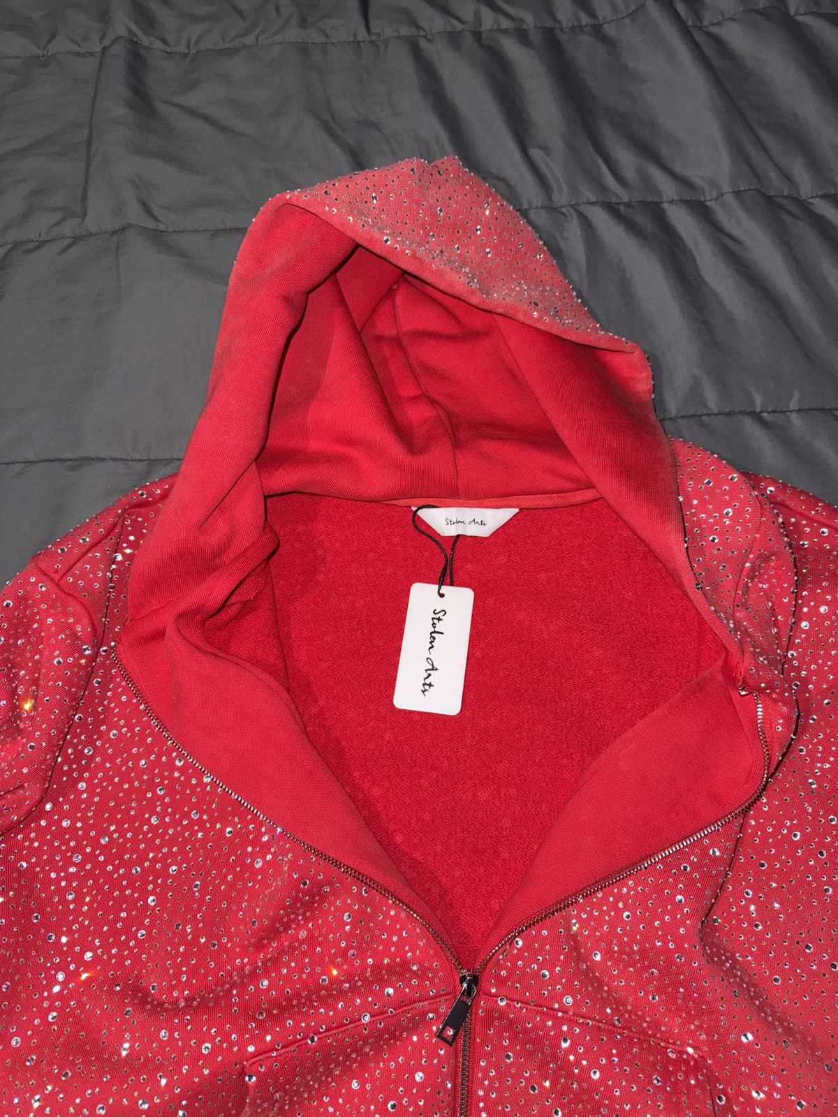 Stolen Arts Stolen Arts Red Crystal Hoodie Size US XL / EU 56 / 4 - 3 Thumbnail