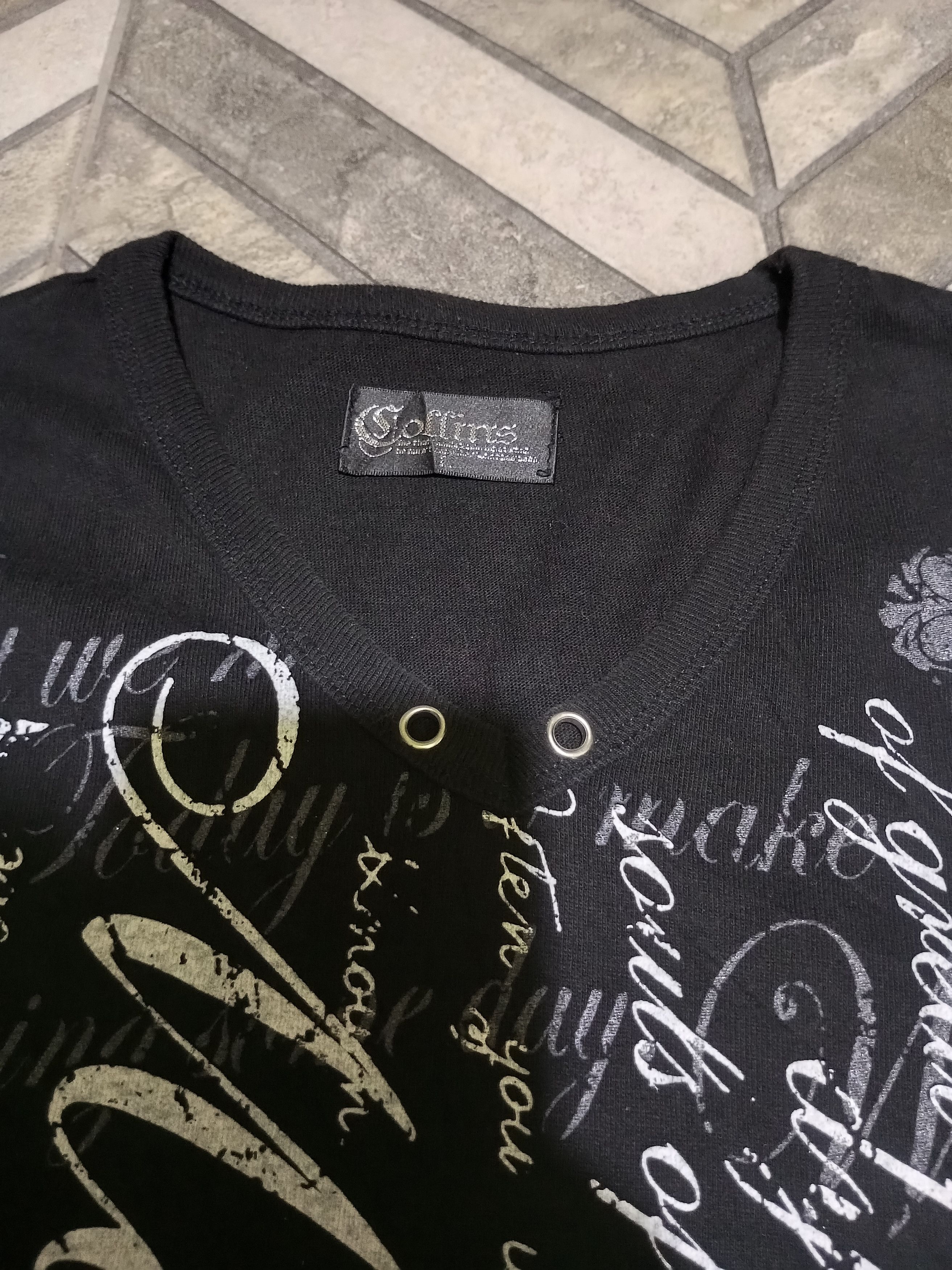 If Six Was Nine × Japanese Brand × Le Grande Bleu (L.G.B.) Vintage y2k Collins poem t shirt Size US M / EU 48-50 / 2 - 2 Thumbnail