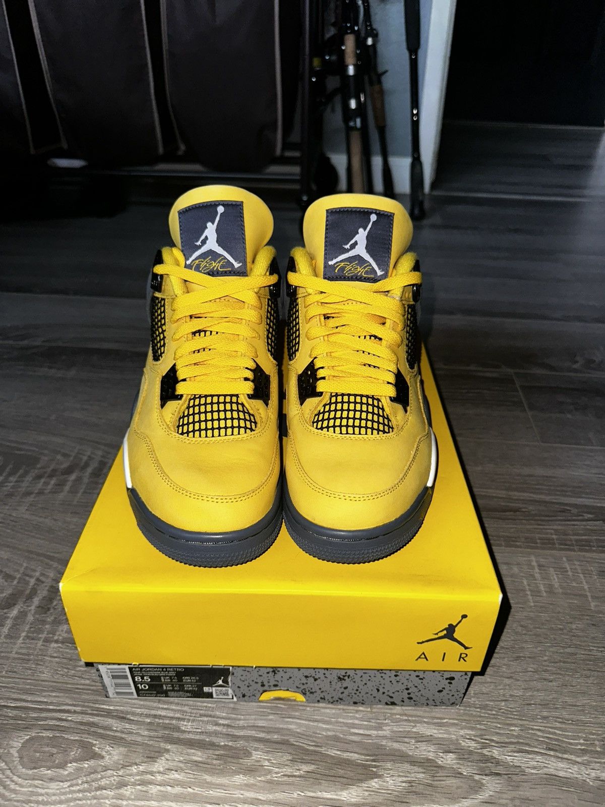 Jordan Brand Jordan 4 Retro “ Lightning “ Size US 8.5 / EU 41-42 - 2 Thumbnail