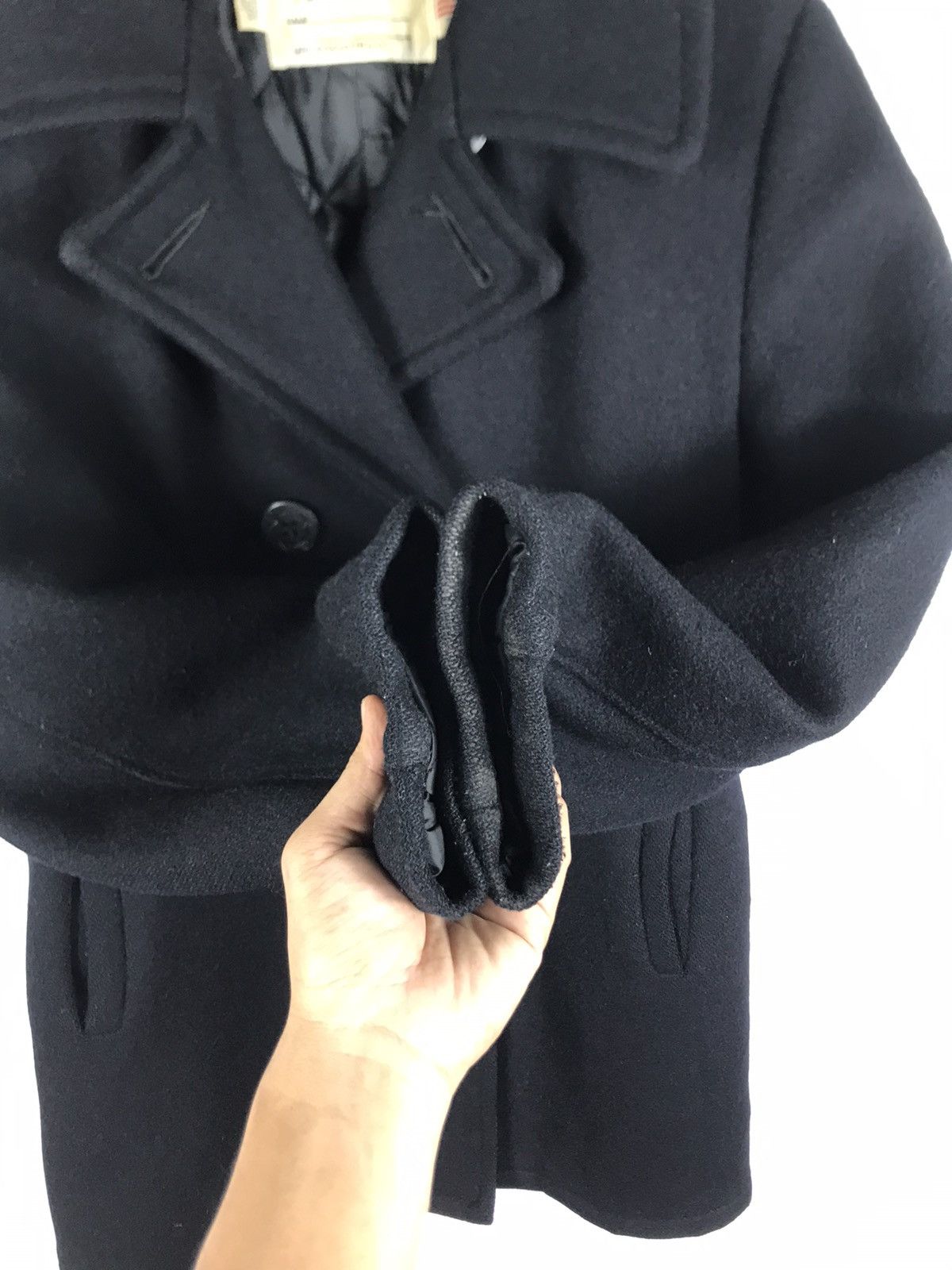 Schott × Vintage ⚡️Vintage Schott U.S 740N Wool Peacoat Jacket Size US M / EU 48-50 / 2 - 7 Thumbnail