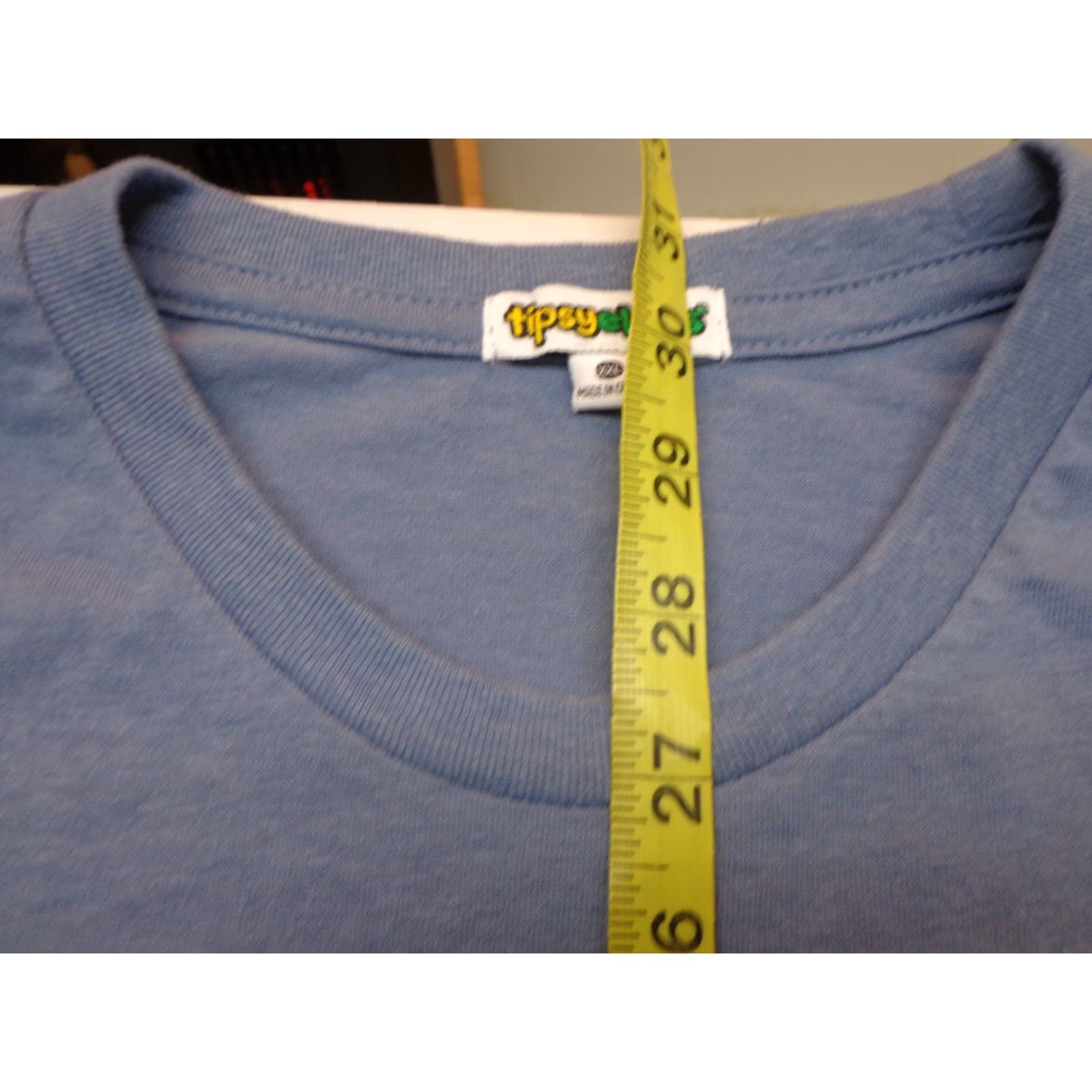 Vintage Tipsy Elves T Shirt Blue 2XL Mens NEW Heather Poppin' Size US XXL / EU 58 / 5 - 6 Thumbnail