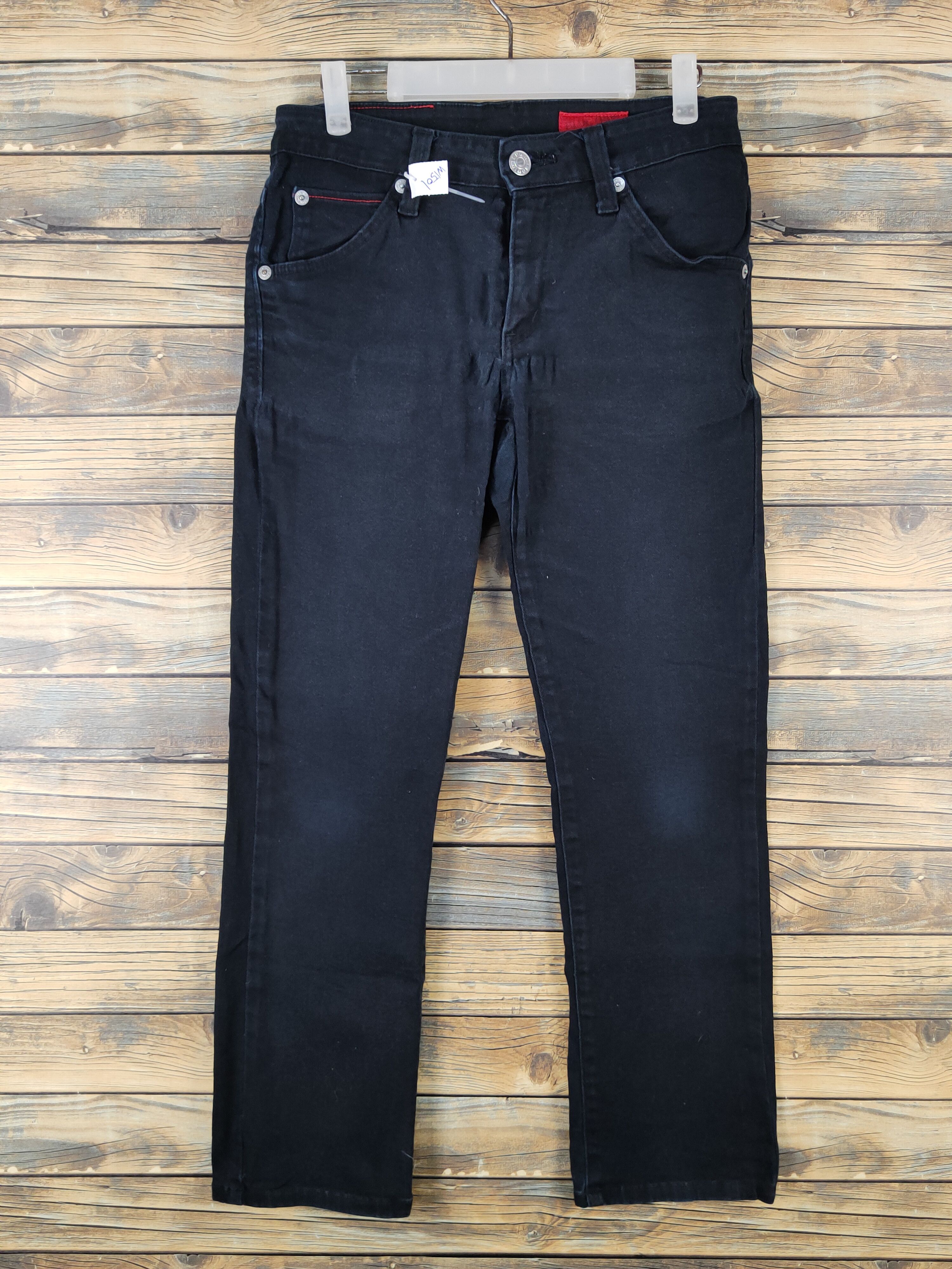 Edwin Edwin Black Distressed Ripped denim Jeans #W1501 Size US 30 / EU 46 - 1 Thumbnail